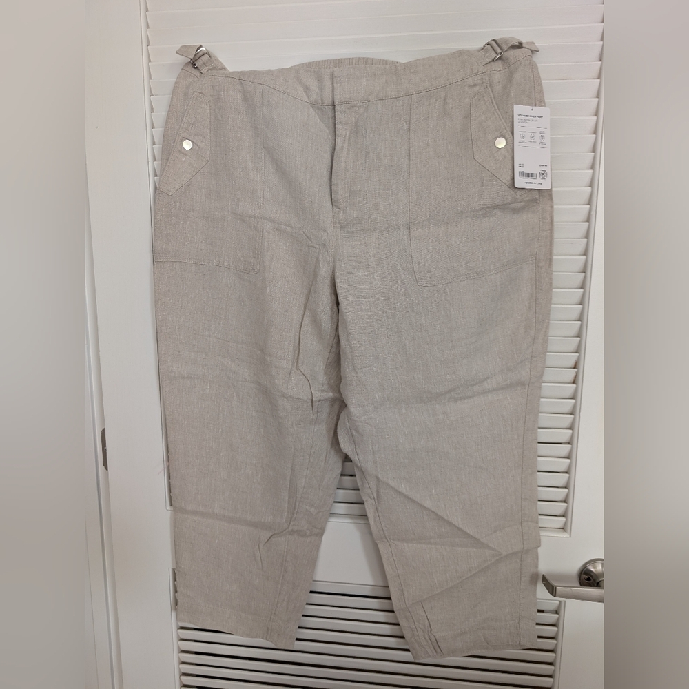Athleta Voyager Linen Pants NWT